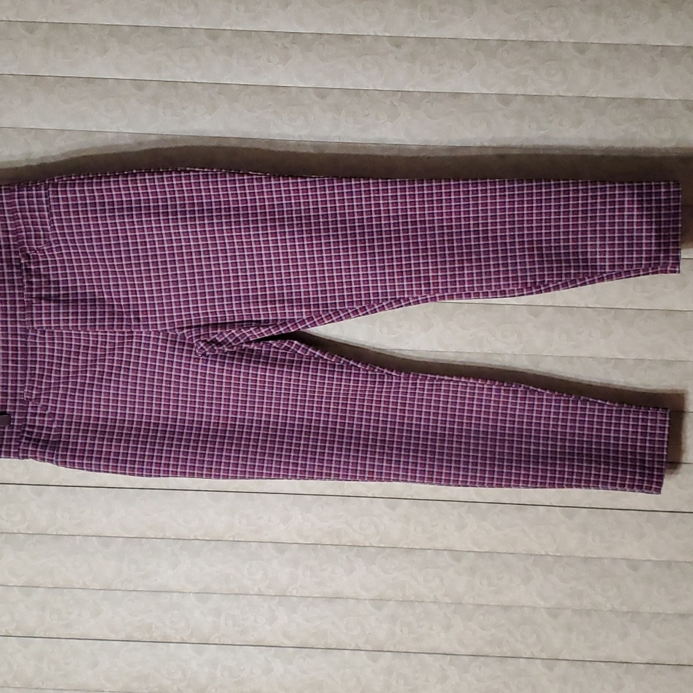 Sanctuary x Anthropogie Skinny Plaid Pant L